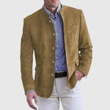 Ondřej - Helle Wildlederjacke mit anspruchsvollem Stil