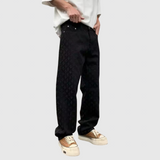 Jacquard Jeanshose