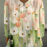Hannah-Ida | Künstlerische Bluse mit Print
