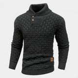 Elías – Stylischer Pullover mit Kragen und Knöpfen