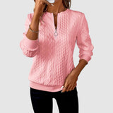 Rozárie - Stylischer geflochtener Pullover