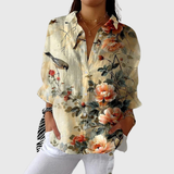Ronja | Leichte farbenfrohe Bluse mit Print