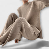 Albertina – 2-teiliges Cosy-Set aus Rippstrick