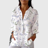 Olga | Leichte farbenfrohe Bluse mit Print