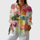 Lotte | Leichte farbenfrohe Bluse mit Print