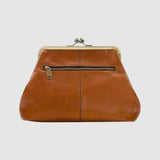 Leontýna - Lederhandtasche mit retro Verschluss