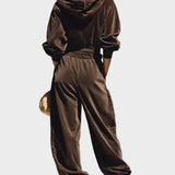 Solenne – lockerer Velour-Set