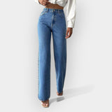 Mia - Hohe Jeans mit bequemem, weitem Schnitt