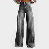 Karolína - Stylische Jeanshose mit weitem Bein