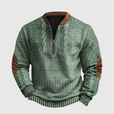Charles - Pullover mit halbem Reissverschluss