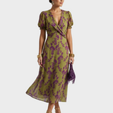 Natalia - Midi Kleid mit Blumenmuster