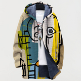 Jacke mit abstraktem Muster