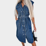 Beáta - Alltags Denim-Kleider