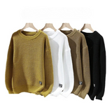 Eric – Premium Herrenpullover Lyon mit honigfarbener Struktur für Eleganz und Komfort
