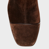 Alma – Veloursleder-Stiefeletten mit Absatz