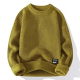 Eric – Premium Herrenpullover Lyon mit honigfarbener Struktur für Eleganz und Komfort