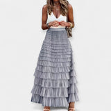 Valerie - Boho-Rock mit Netz-Satin-Verarbeitung