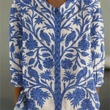 Anna-Martha | Künstlerische Bluse mit Print