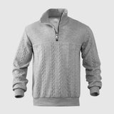 Libuše – Premium Pullover mit Viertelreissverschluss