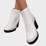 Katarzyna™ Schuhe mit dickem Absatz aus echtem Leder und Fußgewölbeunterstützung 💫