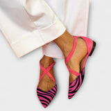 Adéla - Ballerinas im Zebra-Muster