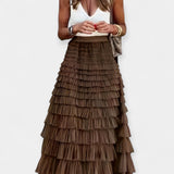 Valerie - Boho-Rock mit Netz-Satin-Verarbeitung