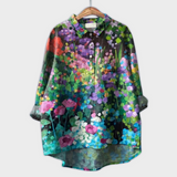 Magdalena - Damenbluse mit floralem Design