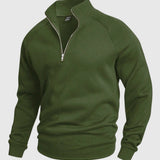 Libuše - Premium-Pullover mit Polo-Reissverschluss