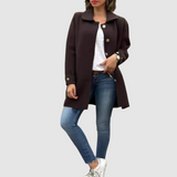 Martina - Klassischer Oversize-Mantel mit Knöpfen
