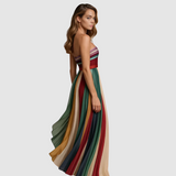 Sára - Buntes ärmelloses Kleid