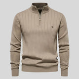Libuše - Sweater mit Reißverschluss am Hals
