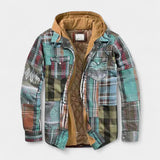 Thomas – Stylische Patchworkjacke für selbstbewusste Männer