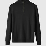 Libuše - Merino-Wollpullover mit Reissverschluss Capri
