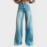 Karolína - Stylische Jeanshose mit weitem Bein