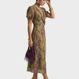 Natalia - Midi Kleid mit Blumenmuster