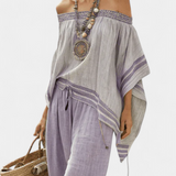Natália - Boho Bardot Set