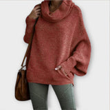Ulrike - Beiger eleganter Rollkragenpullover