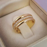 Eleganter Doppelring