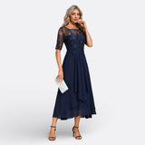 Mariana - Spitzenkleid mit Kurzen Ärmeln