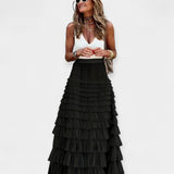 Valerie - Boho-Rock mit Netz-Satin-Verarbeitung