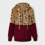 Lea - Fleece-Kapuzenpullover mit Leo-Design