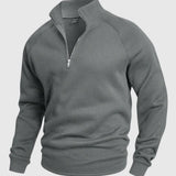 Libuše - Premium-Pullover mit Polo-Reissverschluss