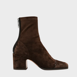 Alma – Veloursleder-Stiefeletten mit Absatz