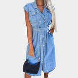 Beáta - Alltags Denim-Kleider