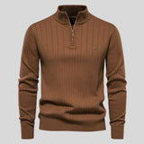 Libuše - Sweater mit Reißverschluss am Hals