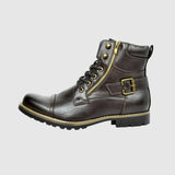 Libuše - Leder-Schuhe mit Schnürung