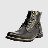 Libuše - Leder-Schuhe mit Schnürung