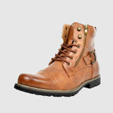 Libuše - Leder-Schuhe mit Schnürung