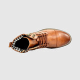 Libuše - Leder-Schuhe mit Schnürung