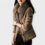 Mariana - Luxusmantel aus Lammfell